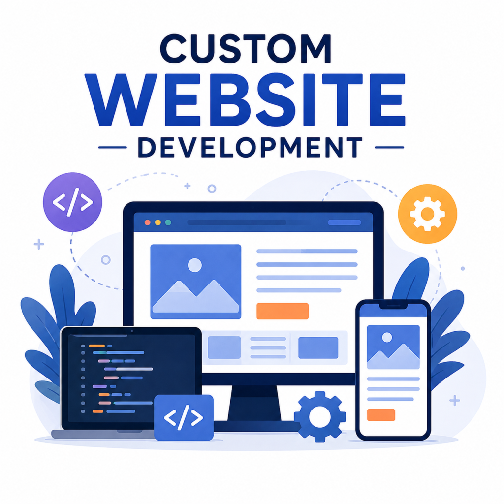 Custom Website Development Services by VasuInfra