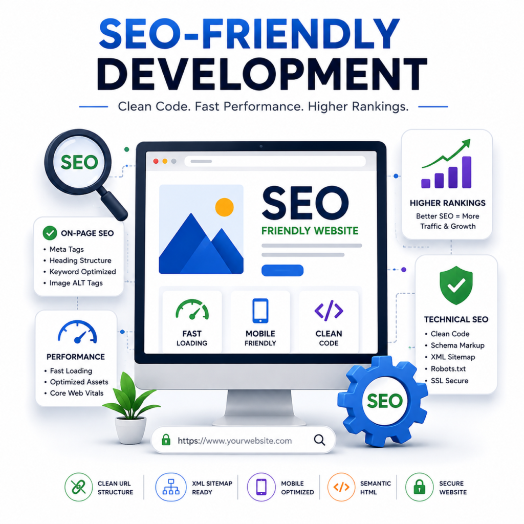 SEO-Friendly Web Development ServiceSEO-Friendly Web Development Services by VasuInfra